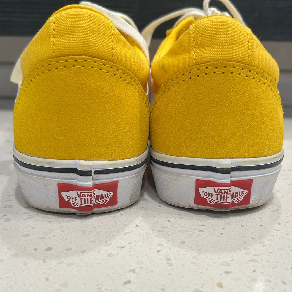 Vans Yellow and White Sneakers - Picture 4 of 8